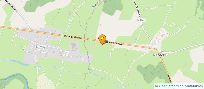 localisation de l'entreprise LES 1000 PATTES à CHARRIN