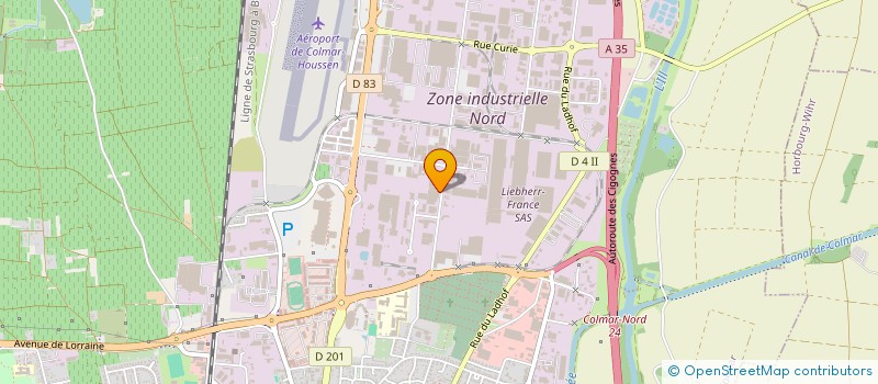 localisation de l'entreprise LES 1001 NUITS à COLMAR