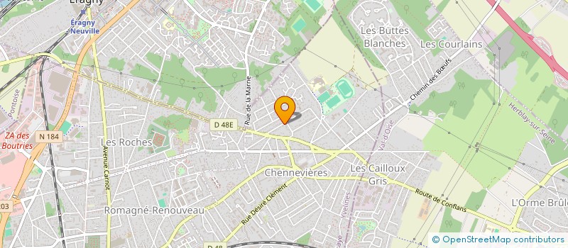 localisation de l'entreprise LES 1001 SAVEURS DE L'ORIENT  CONFLANS-SAINTE-HONORINE