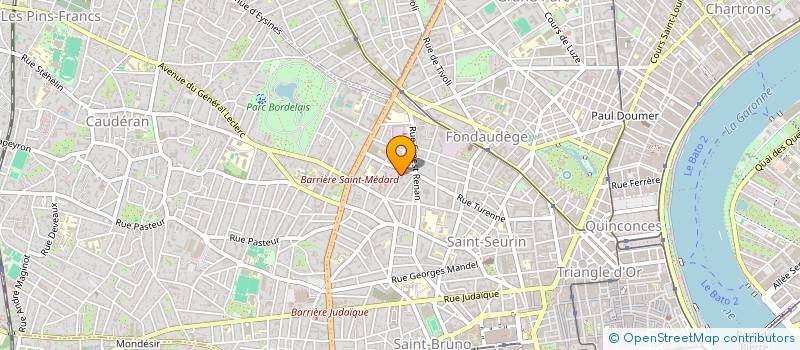 localisation de l'entreprise LES 11%  BORDEAUX