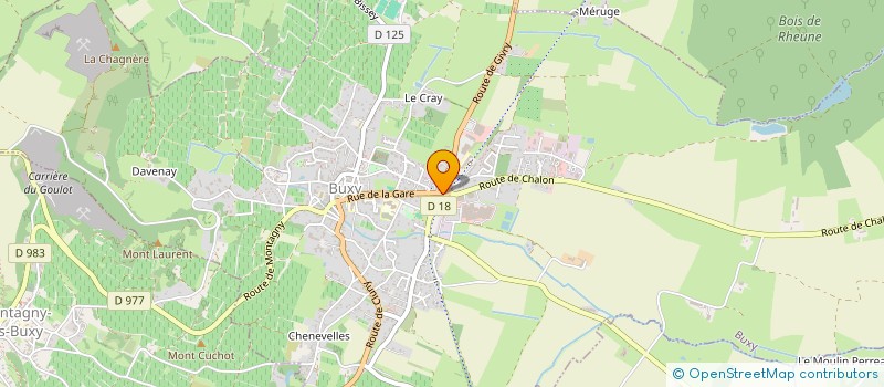 localisation de l'entreprise LES 11 HIRONDELLES  SAINT-BOIL