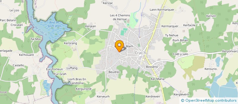 localisation de l'entreprise LES 11 LAMORGAUT  CRACH