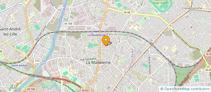 localisation de l'entreprise LES 12 ETOILES  MARCQ-EN-BARUL