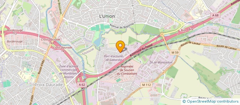 localisation de l'entreprise LES 12 TRAVAUX à TOULOUSE