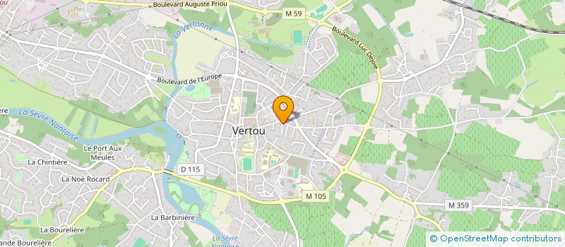 localisation de l'entreprise LES 12 TRAVAUX DE BODIN à VERTOU