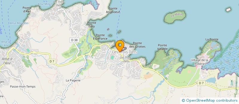 localisation de l'entreprise LES 13 DE L'ANSE à LES TROIS-ILETS