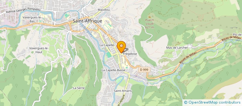 localisation de l'entreprise LES 13 ETOILES  SAINT-AFFRIQUE