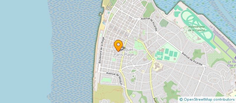 localisation de l'entreprise LES 13 VENTS à LE TOUQUET-PARIS-PLAGE