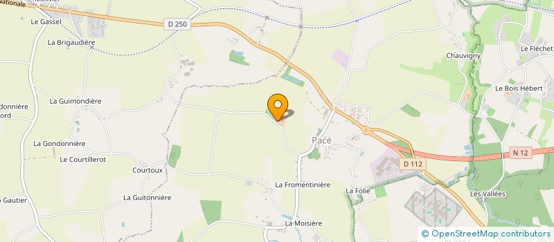 localisation de l'entreprise LES 15 CHATAIGNIERS à PACE