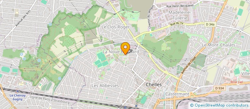 localisation de l'entreprise LES 18 CONTINENTS à CHELLES