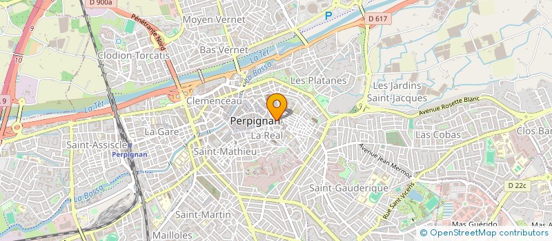 localisation de l'entreprise LES 2 A  PERPIGNAN