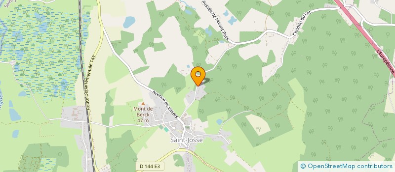 localisation de l'entreprise LES 2 A  SAINT-JOSSE