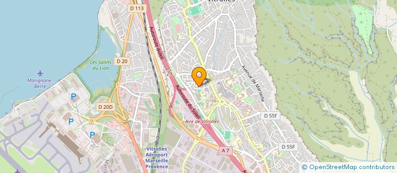 localisation de l'entreprise LES 2 A COURTAGE D'ASSURANCE à VITROLLES