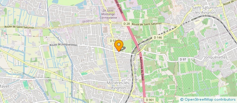 localisation de l'entreprise LES 2 ALAIN  MORIERES-LES-AVIGNON