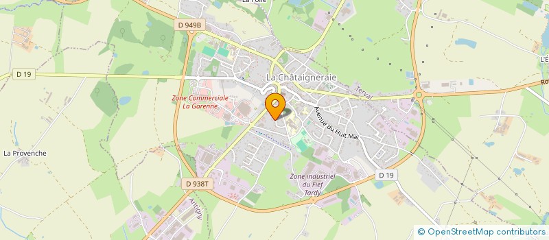 localisation de l'entreprise LES 2 ALPES  LA CHATAIGNERAIE