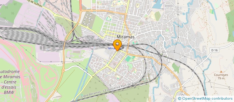 localisation de l'entreprise LES 2 ANGES  LAMBESC