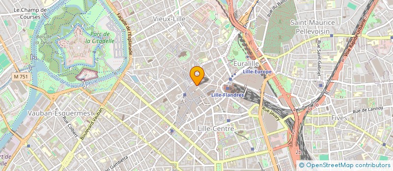 localisation de l'entreprise LES 2 ARTS à LILLE