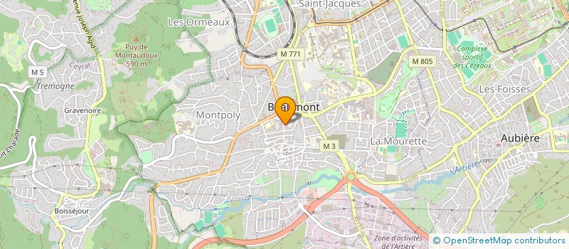 localisation de l'entreprise LES 2 ARTS ENFANTS HOSPITALISES  BEAUMONT