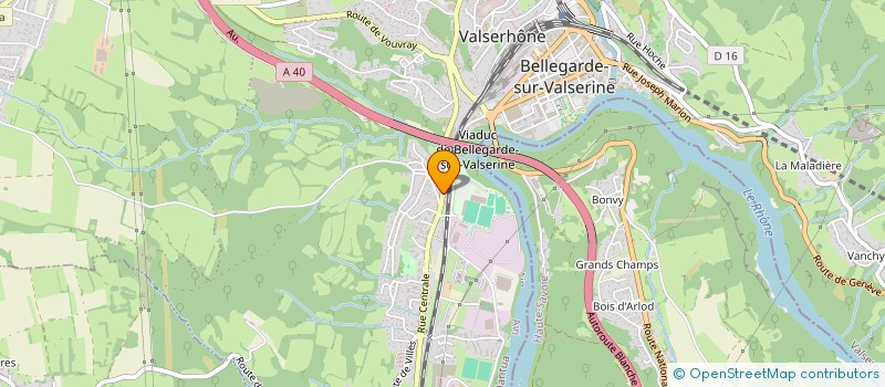 localisation de l'entreprise LES 2 B à VALSERHONE