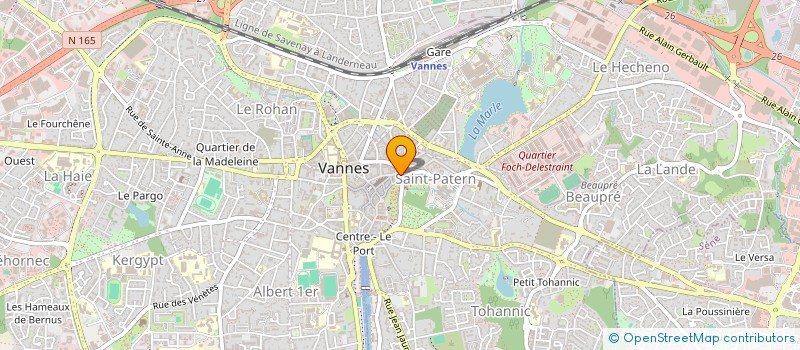 localisation de l'entreprise LES 2 B à VANNES