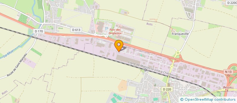 localisation de l'entreprise LES 2 BATISSEURS  CARPIQUET