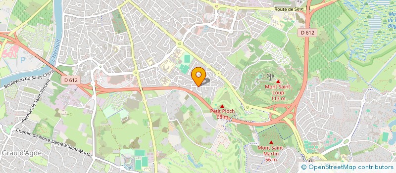 localisation de l'entreprise LES 2 BLEUETS à AGDE