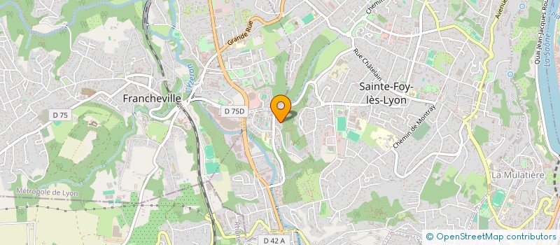 localisation de l'entreprise LES 2 BOEUFS  SAINTE-FOY-LES-LYON