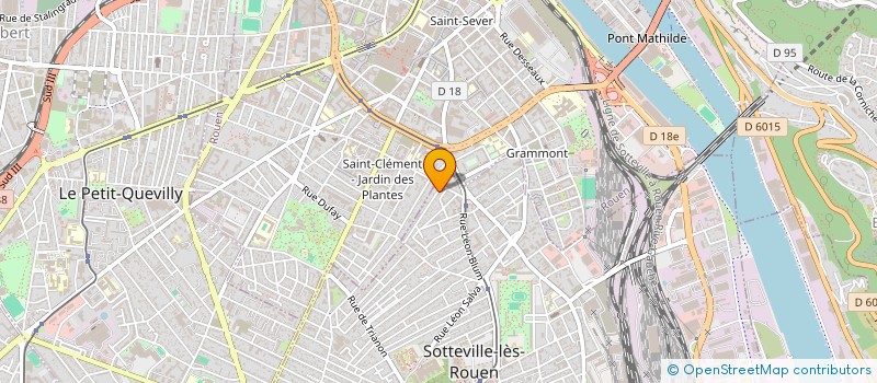 localisation de l'entreprise LES 2 BOUGIES à SOTTEVILLE-LES-ROUEN