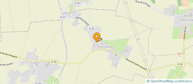 localisation de l'entreprise LES 2 BRELES EN 4L  GONZEVILLE