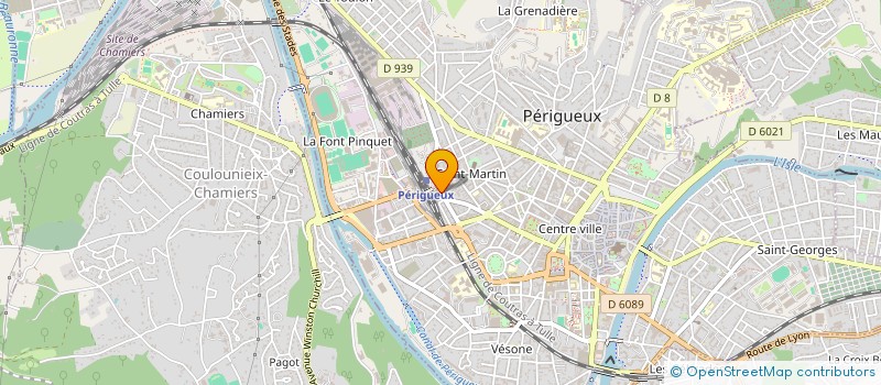 localisation de l'entreprise LES 2 BUFFETS SARL à PERIGUEUX