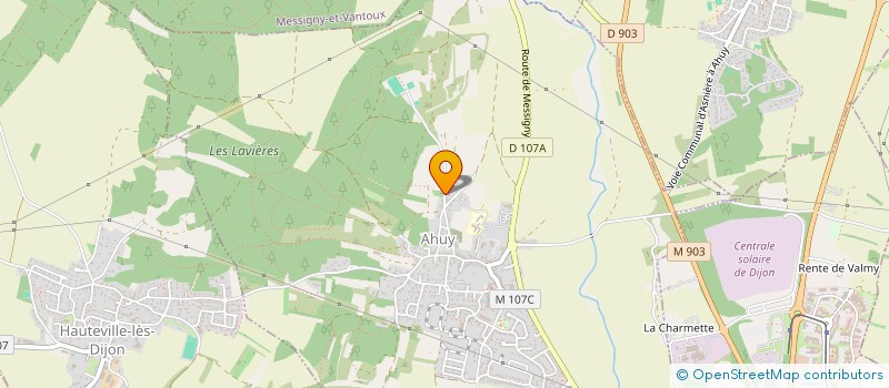 localisation de l'entreprise LES 2 C à AHUY
