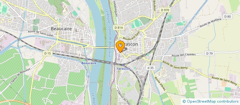 localisation de l'entreprise LES 2 C  TARASCON