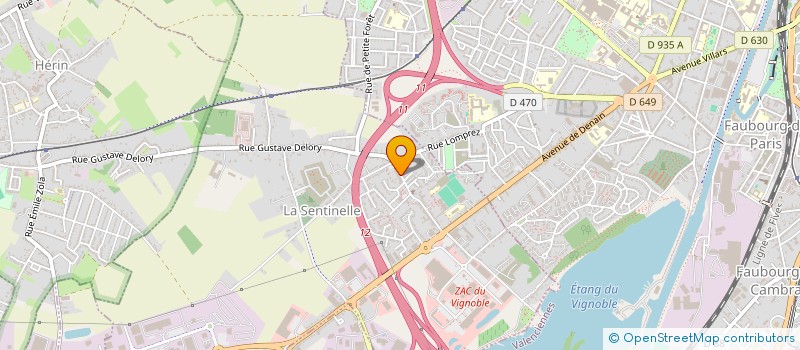 localisation de l'entreprise LES 2 C à LA SENTINELLE