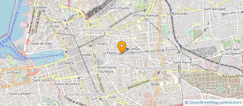 localisation de l'entreprise LES 2 C à MARSEILLE