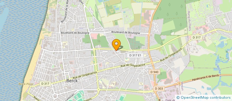 localisation de l'entreprise LES 2 C  BERCK