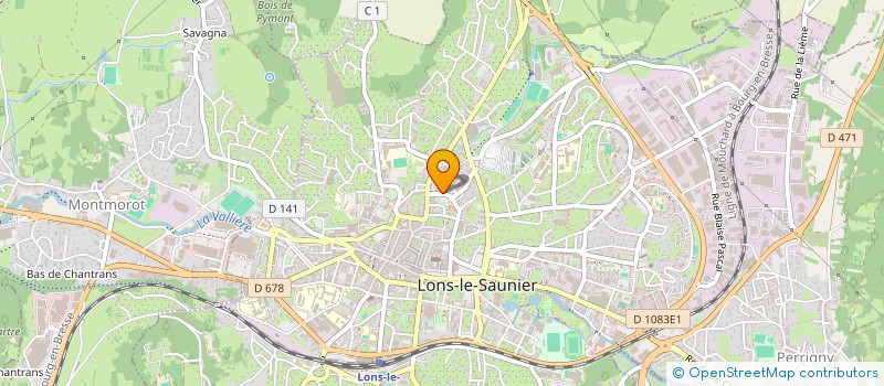 localisation de l'entreprise LES 2 C à LONS-LE-SAUNIER