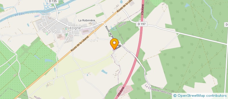 localisation de l'entreprise LES 2 CHAPELLES  LOIRE-AUTHION