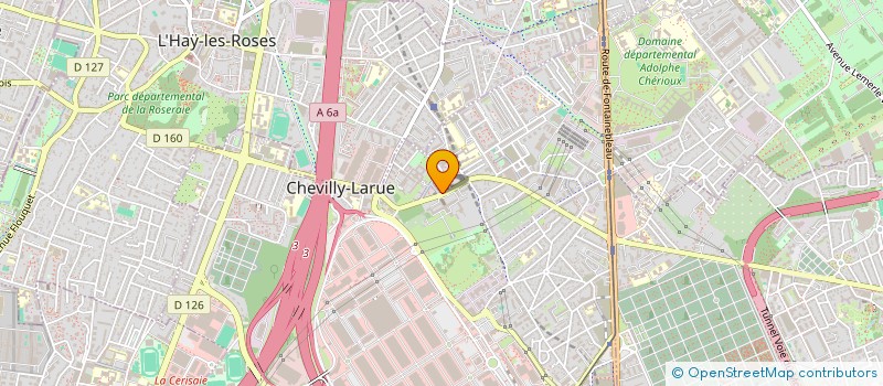 localisation de l'entreprise LES 2 CHEN  CHEVILLY-LARUE