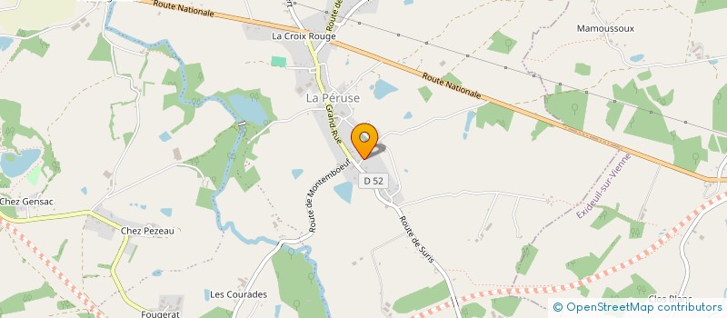 localisation de l'entreprise LES 2 CHENES à TERRES-DE-HAUTE-CHARENTE