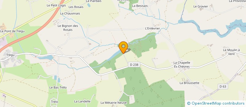 localisation de l'entreprise LES 2 CHENES  PLELAN-LE-GRAND