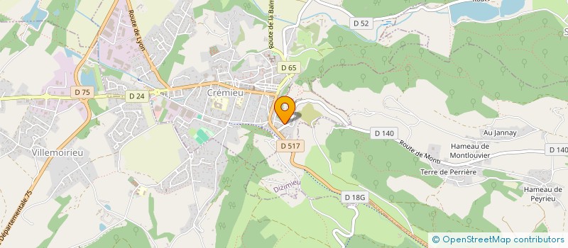 localisation de l'entreprise LES 2 D  DIZIMIEU