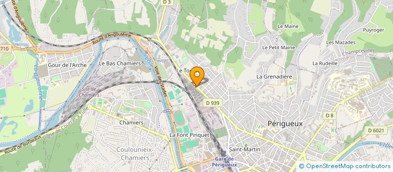 localisation de l'entreprise LES 2 D à PERIGUEUX
