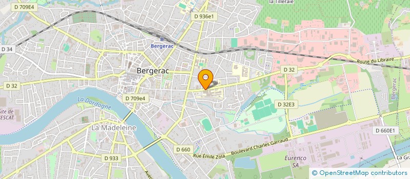 localisation de l'entreprise LES 2 D à BERGERAC