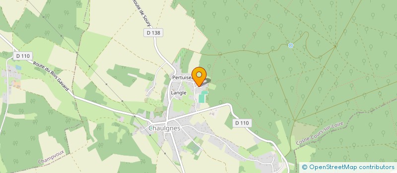 localisation de l'entreprise LES 2 D  CHAULGNES