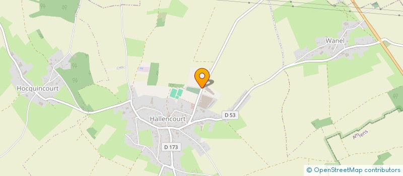 localisation de l'entreprise LES 2 D  VISMES