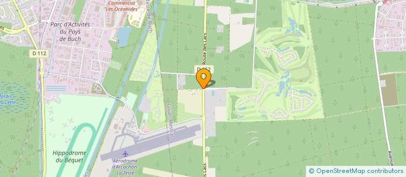 localisation de l'entreprise LES 2 ECLUSES  GUJAN-MESTRAS