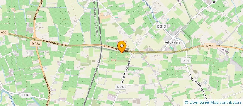 localisation de l'entreprise LES 2 EYRES  CAVAILLON