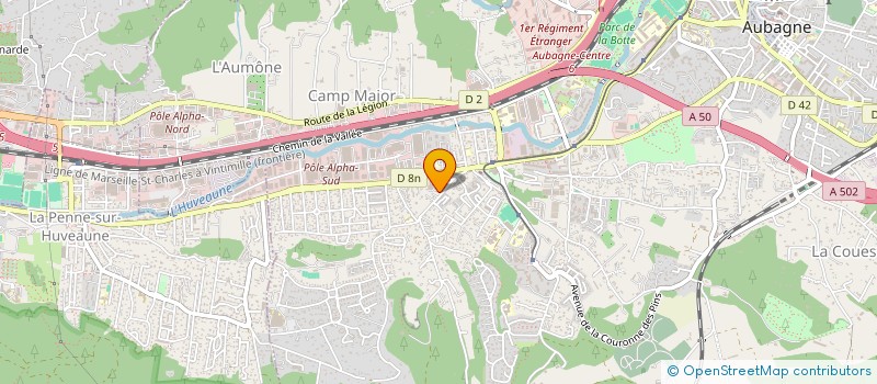 localisation de l'entreprise LES 2 FR à AUBAGNE