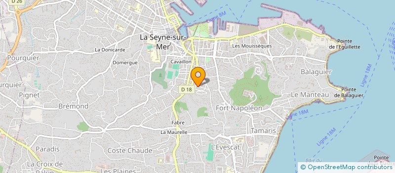 localisation de l'entreprise LES 2 FRANGINS  LA SEYNE-SUR-MER