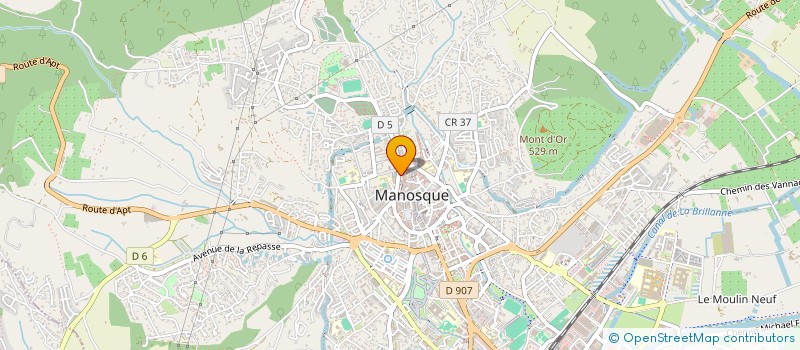 localisation de l'entreprise LES 2 FRERES  MANOSQUE